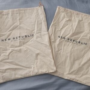 New Republic shoe dust covers /Set of 2